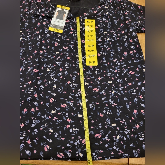 Nicole Miller - Black floral shirt - S - Picture 4 of 5